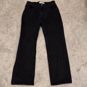 Abercrombie & Fitch “90s Relaxed Jean “ Charcoal High Rise Jeans